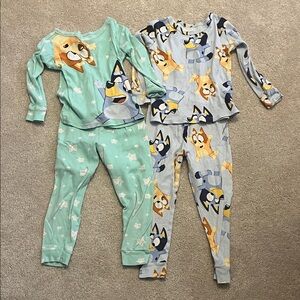 Bluey Kids Pajamas Set 2 pack